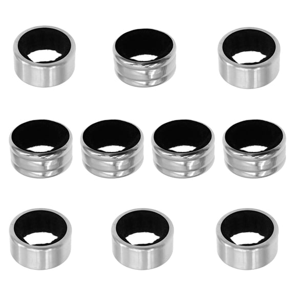 WRITWAA Wine Drop 10 Pcs Stainless Steel Absorb Wine Spills Protect Tables Drink Accessories