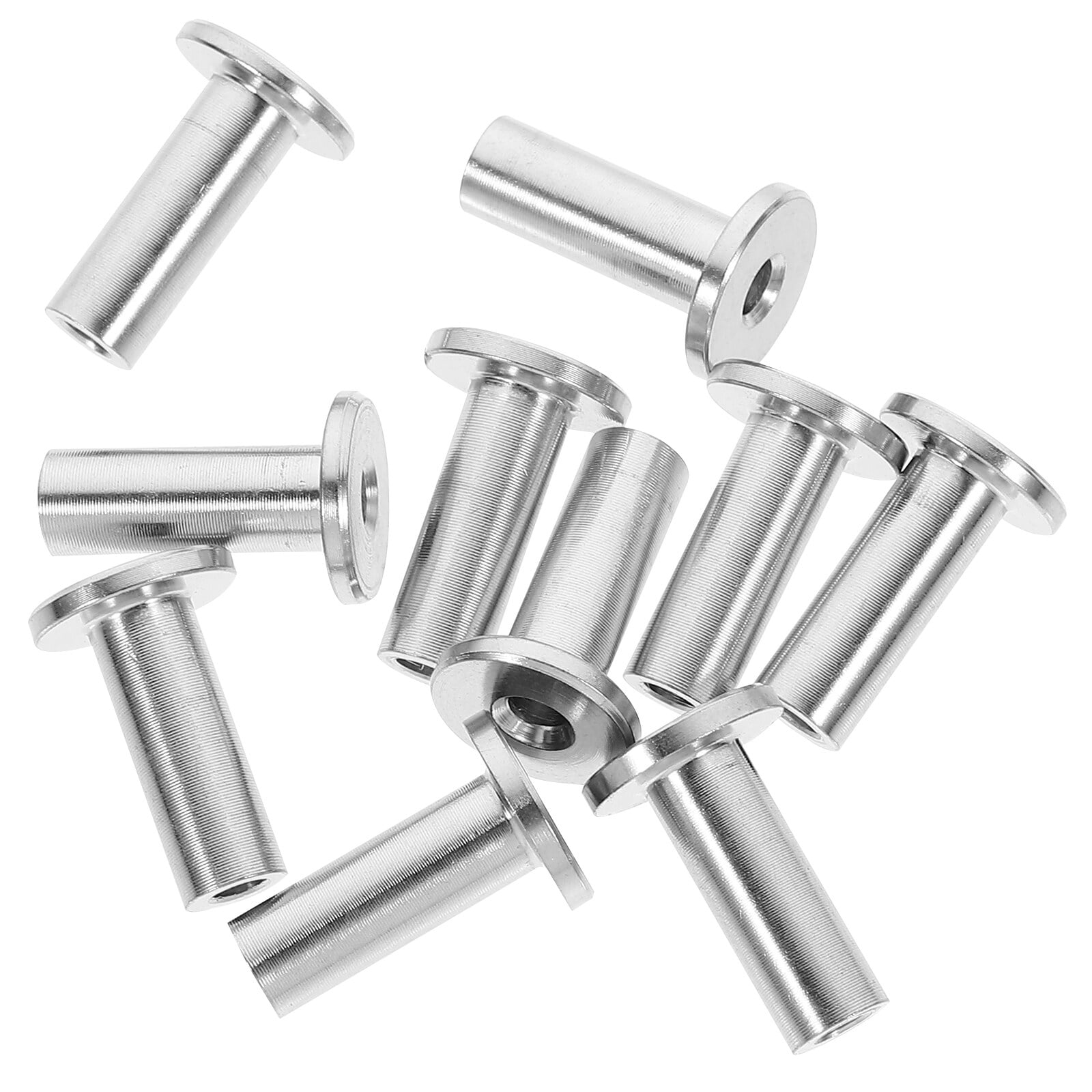 10 Pcs Wire Rope Protective Sleeve Stainless Steel Cable Drill Bit Kit