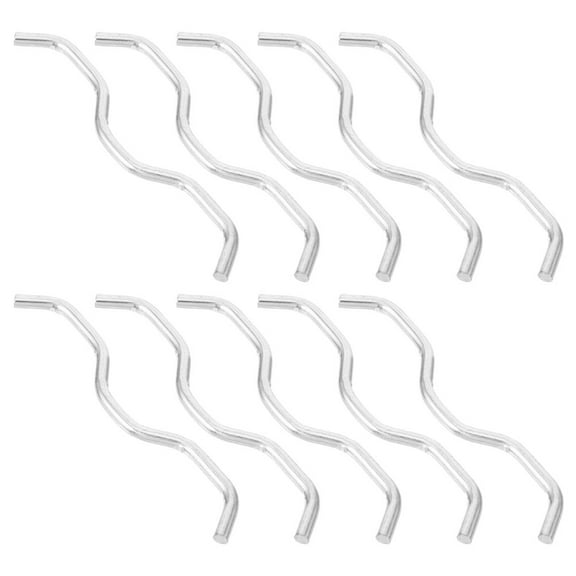 OUNONA 10pcs Trampoline Hook Galvanized Steel Rod Wire Connector Accessory for Replacement Parts and Heavy Duty Springs