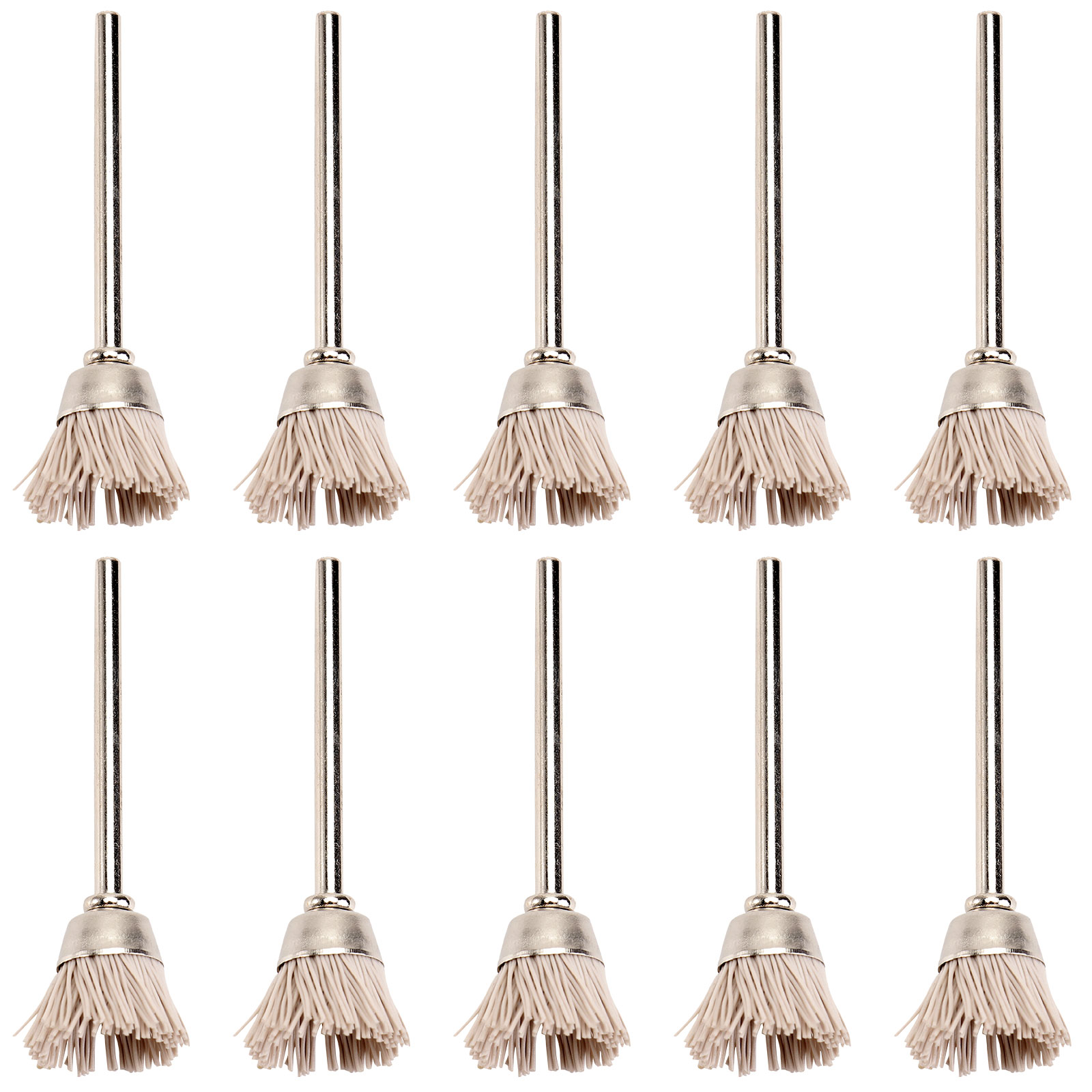 10 Pcs Wire Wheel Brush Set Polishing Wheels Abrasive Wheels Drill