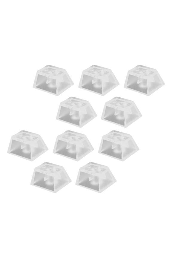 10 Pcs Wireless Keychain Keyboards Transparent Keycap Affordable Time-saving