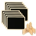 thumbnail image 1 of 10 Pcs Wooden Blackboard Display Boards Message Boards Home Drawing Boards Writing Boards Reusable with Easel Ornaments and Event Decorations, 1 of 6