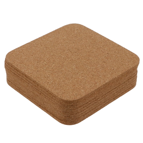 10 Pcs Wooden DIY Coasters Heat Insulation Coasters Tabletop Cup Mat Small Cups Wine Coaster Cup Pad