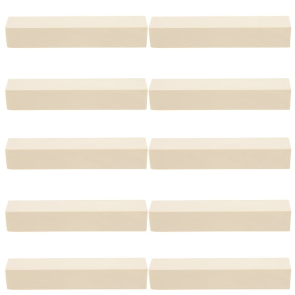 MLINS Basswood Carving Blocks for Home DIY Projects Beige Color Soft Texture Ideal for Wood Carving and Crafting 10pcs