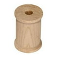 thumbnail image 1 of 10 Pcs Wooden Thread Spools3/4" tall x 5/8" wide w/ 7/32" hole, 1 of 1