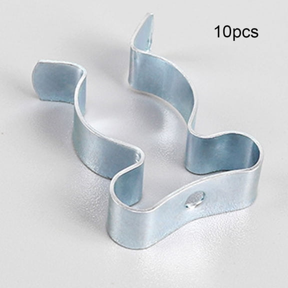 10 Pcs X TOOL SPRING TERRY CLIPS SNAP SHED CLOSED HEAVY DUTY WALL MOUNT CLIPS