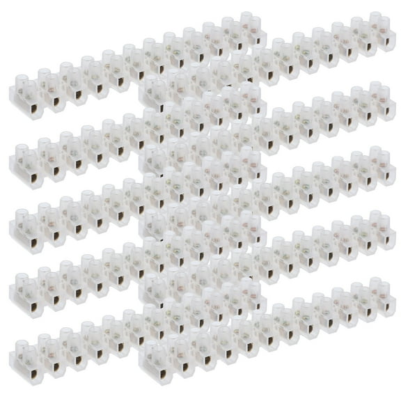 10 Pcs X3 Terminals Screw Type Quick Connect Speaker Wire Connectors Speakers Electric Electrical Cable