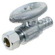 10 Pcs XFITTING OD Compression 3/8 Inch x 1/2 Inch Pex Valve, Pex Straight Valve,
