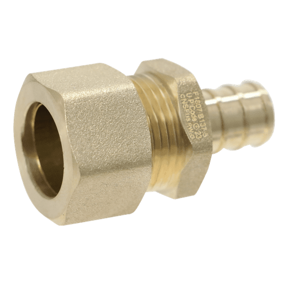 10 Pcs XFITTING OD compression 5/8 Inch x 1/2 Inch Pex Transition Straight Adapter, 26-5-3=10X