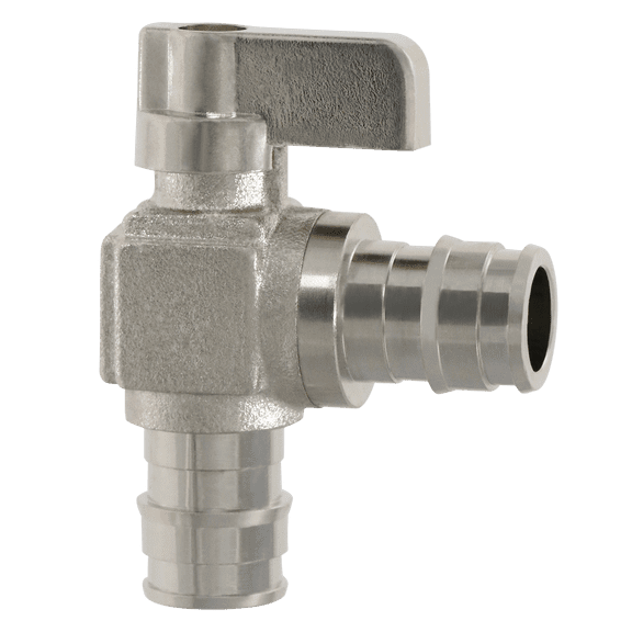 10 Pcs XFITTING Pex A 1/2 Inch x 1/2 Inch Pex A Expansion Mini Angle Valve, 201-2-9=10XX
