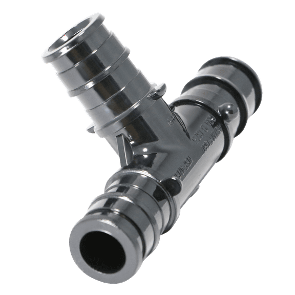 10 Pcs XFITTING Pex A 1/2 Inch x 1/2 inch x 1/2 inch Pex A Poly Tee, Pex Expansion Poly Tee, 201-5-2=10XX