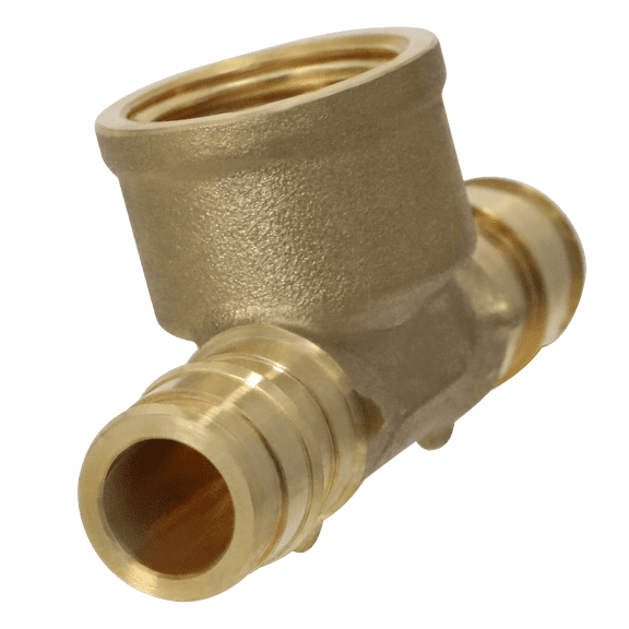 10 Pcs XFITTING Pex A 1/2 Inch x Pex A 1/2 Inch x 1/2 Inch Female NPT Tee, Pex A Female NPT Tee, 29-6-3=10XX