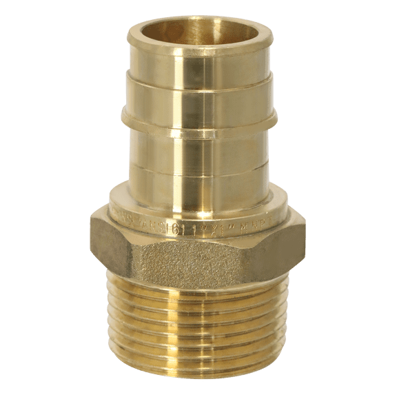 10 Pcs XFITTING Pex A 1 Inch x 1 Inch Male NPT, 29-1-6=10XX