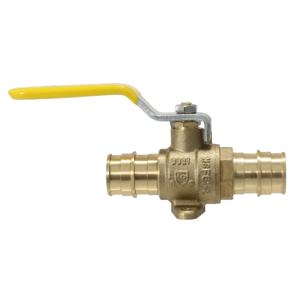 10 Pcs XFITTING Pex A 3/4 Inch x 3/4 Inch Pex A Ball Valve with Drop Ear, 201-3-10=10XX