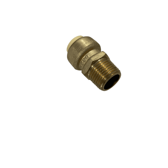 10 Pcs XFITTING Push Fit 1/2 Inch x 1/2 Inch Male Adapter, 27-3-6=10XX