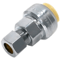 thumbnail image 2 of 10-Pack XFITTING Brass Push Fit End Caps – 1" Push-to-Connect Plumbing Fittings 2 of 3