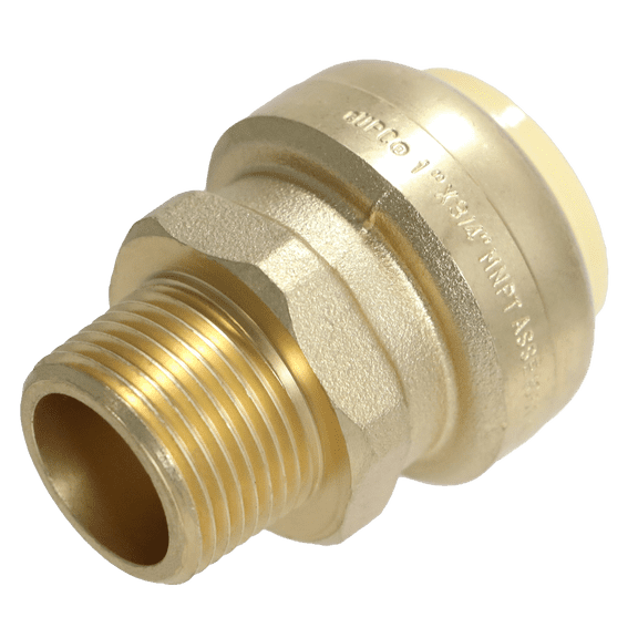 10 Pcs XFITTING Push Fit 1 Inch x 3/4 Inch Male Adapter, Push Fit Male Adapter, 28-3-4=10XX