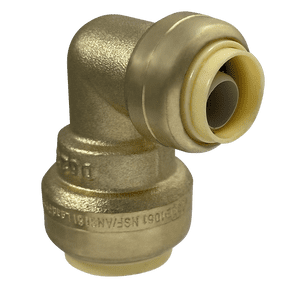 10 Pcs XFITTING Push Fit 3/4 Inch x 1/2 Inch Push Fit Elbow, Reducing Elbow, 27-4-6=10XX