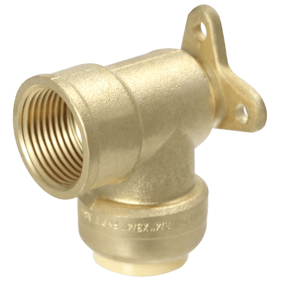 10 Pcs XFITTING Push Fit 3/4 Inch x 3/4 Inch Female NPT Elbow with Drop Ear,