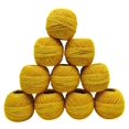 thumbnail image 1 of 10 Pcs Yellow Mercer Cotton Crochet Thread Yarn Tatting Knit Embroidery Craft, 1 of 5