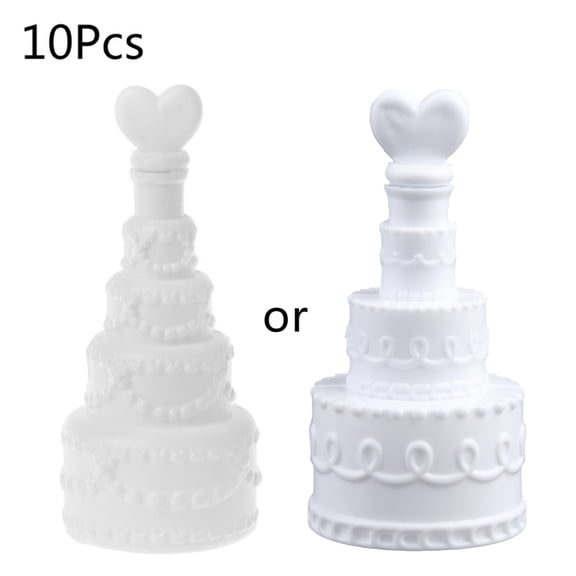10 Pcs for Creative Empty Bubble Bottle Unique Design Wedding Bubble Wands Party Favors for Anniversaries, Valentine's D