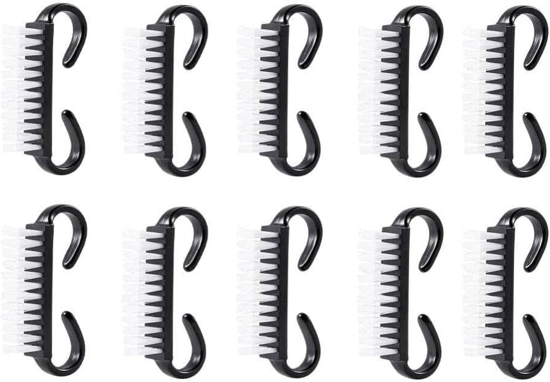 10 Pcs nail dust collector nail art brush Nail Scrub Brush Finger Nail ...