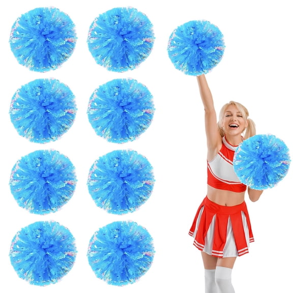 10 Pcs pom poms Cheer,pom poms Cheerleading with Finger Holes Cheer Pom Pomsfor Dance, Matches