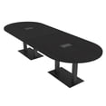 thumbnail image 1 of 10 Person Modular Racetrack Conference Table With Electric And Data, 1 of 8