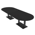 thumbnail image 1 of 10 Person Modular Racetrack Conference Table With Electric And Data, 1 of 6