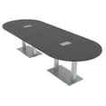 thumbnail image 1 of 10 Person Modular Racetrack Conference Table With Electric And Data, 1 of 8