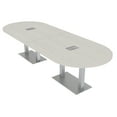 thumbnail image 1 of 10 Person Modular Racetrack Conference Table With Electric And Data, 1 of 8