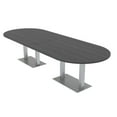 thumbnail image 1 of 10 Person Modular Racetrack Conference Table With Electric And Data, 1 of 6