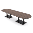 thumbnail image 1 of 10 Person Modular Racetrack Conference Table With Electric And Data, 1 of 6