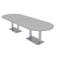 thumbnail image 1 of 10 Person Modular Racetrack Conference Table With Electric And Data, 1 of 6