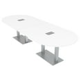 thumbnail image 1 of 10 Person Modular Racetrack Conference Table With Electric And Data, 1 of 8