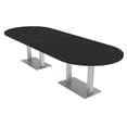 thumbnail image 1 of 10 Person Modular Racetrack Conference Table With Electric And Data, 1 of 6