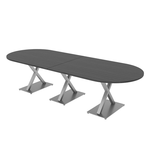 10 Person Modular Racetrack Conference Table With Electric And Data