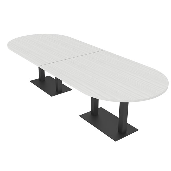 10 Person Modular Racetrack Conference Table With Electric And Data