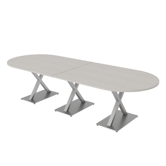 10 Person Modular Racetrack Conference Table With Electric And Data