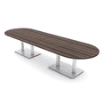 thumbnail image 1 of 10 Person Modular Racetrack Conference Table With Electric And Data, 1 of 6