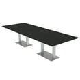 thumbnail image 1 of 10 Person Modular Rectangle Conference Table Metal Bases Power Modules, 1 of 6