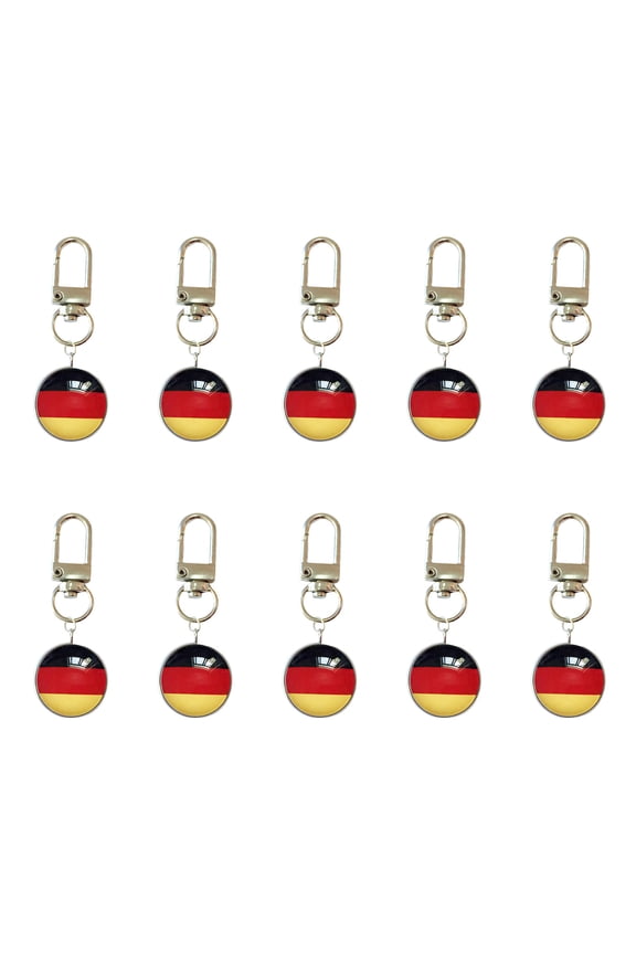 10 Piece 2026 Year Soccer Event Key Pendant Alloy Hook And Glass Present For Long Time Wear