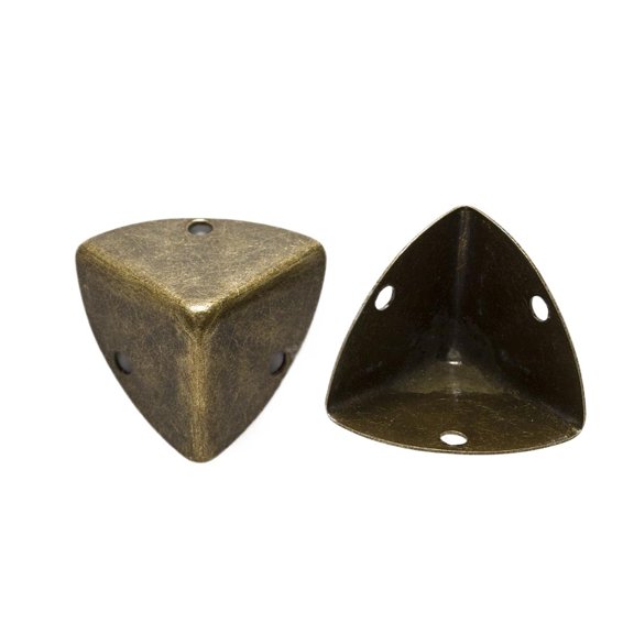 10 Piece 3 Holes Luggage Decorative Table Box Bags Protectors Corner Decorative Side 27mm