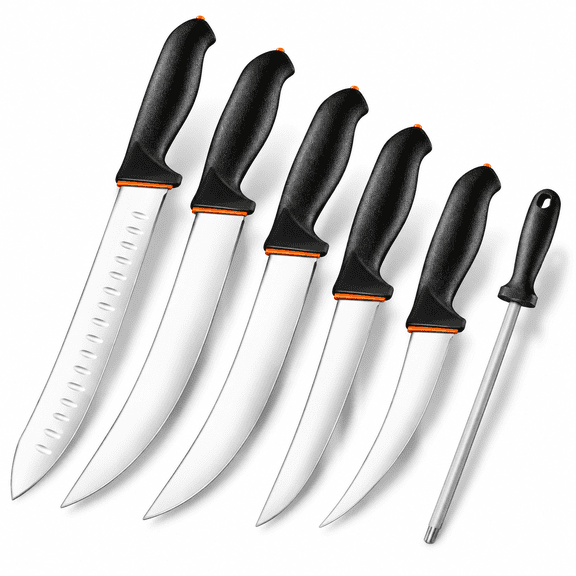 10 Piece 6-Piece Butcher Set for Game Processing and Kitchen Food Prep