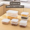 thumbnail image 1 of 10-Piece Airtight Food Storage Container Set | Kitchen Pantry Organization for Flour, Grains, Sugar & Snacks | Stackable Plastic Bins with Lids, 1 of 9