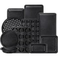 thumbnail image 1 of 10-Piece Baking Pans Set, Bakeware Sets Nonstick, Baking Set for Oven Cooking, Stackable Carbon Steel Set Include Cookie Sheets, Muffin Pan, Cake Pan, Pizza Pan, Loaf Pan, Roasting Pan, Black, 1 of 4