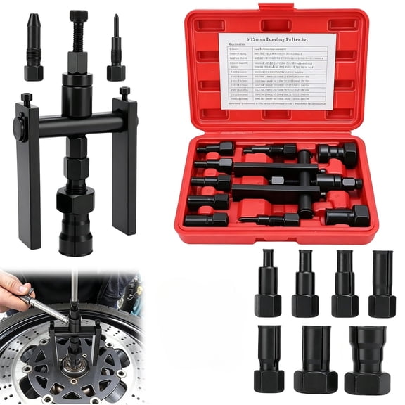 10-Piece Blind Hole Bearing Puller Set, 8-25mm Inner Extractor Kit
