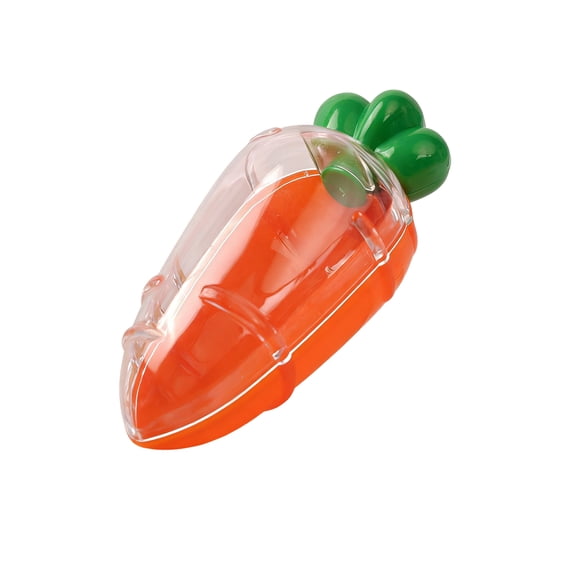 10-Piece Carrot-Shaped Plastic Candy Box Set, Candy Storage Containers, Ideal for Wedding Party Favors, Translucent Yellow B.
