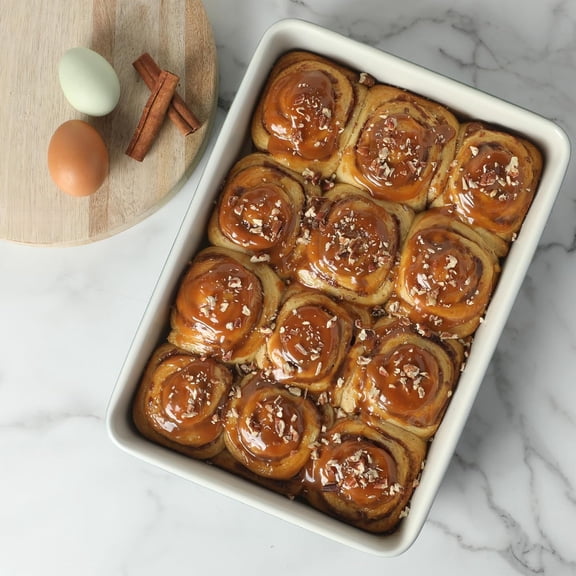 10-Piece Ceramic Nonstick Bakeware Set, PFAS-Free & Non-Toxic – Value Baking Pans for Healthy Cooking, Linen White