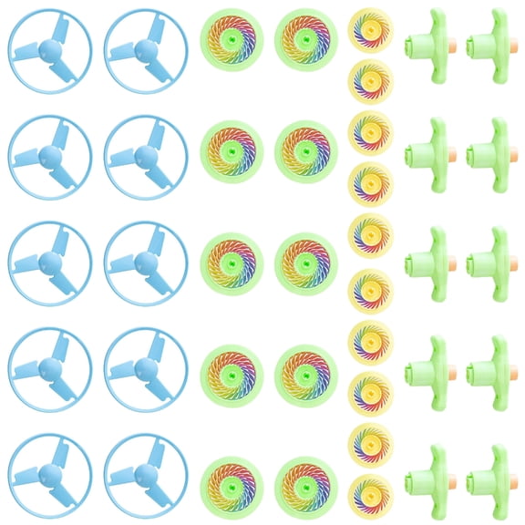 10 Piece Colorful Flying Disc Toy Educational Motion Play Equipment